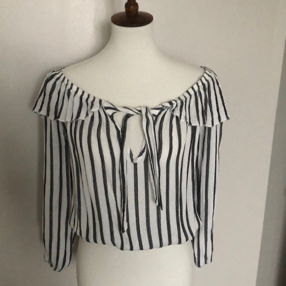 Vintage Havana Boho striped top